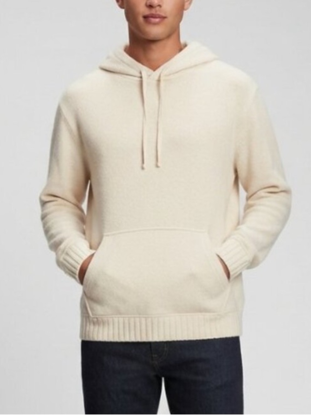 AllSaints Men’s Wool Blend Pullover Hoodie Size Medium 57228